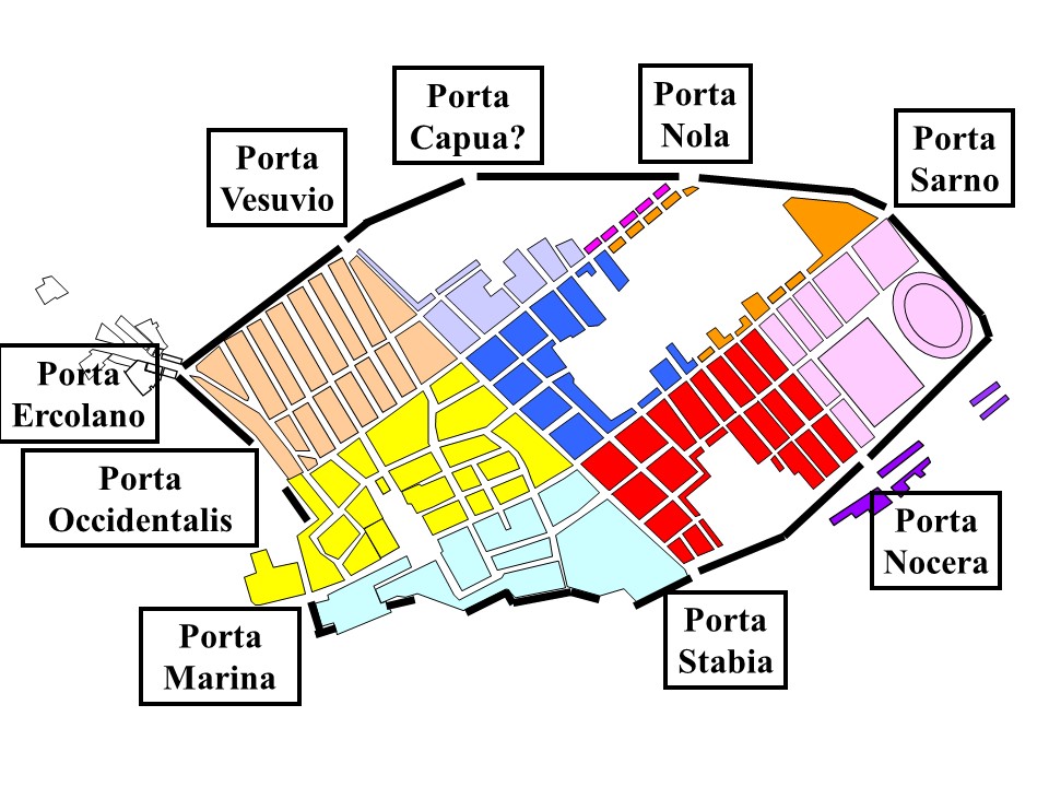 Pompeii Gates Pompeii Plan Gates